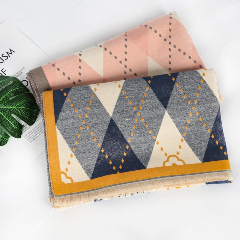 EXTREE Scarfs for Women Pashmina Silky Shawl Wrap for Evening Dressing Blanket Open Front Poncho Cape - Image 5